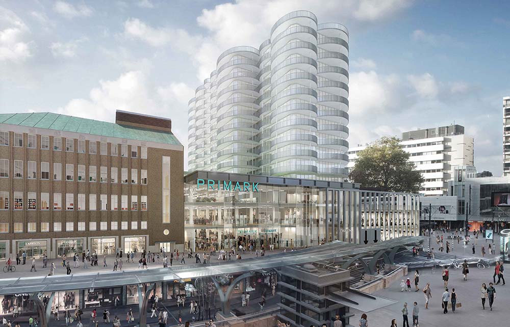 Multi presenteert nieuw plan FORUM Rotterdam en contracteert Primark met flagship store