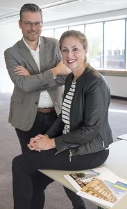 Kristel van Dam en Joost de Baaij, researchers bij Syntrus Achmea Real Estate & Finance
