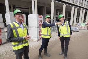 v.l.n.r. Rogier Hendriks, Bart Schmitz en Tom Hilderink