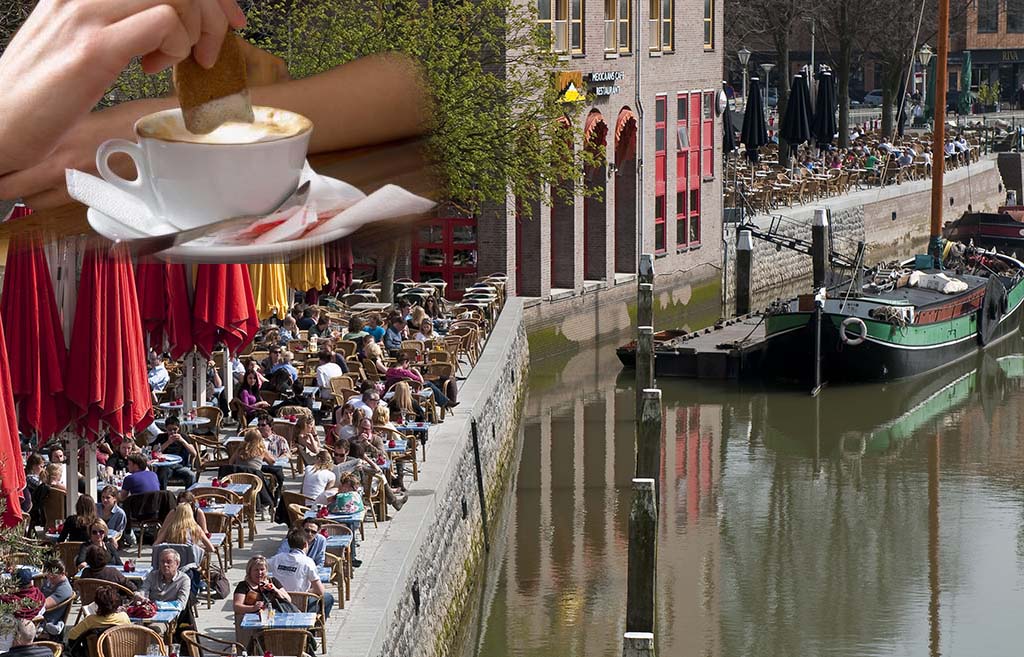 Rotterdam maakt terrassen van parkeerplaatsen