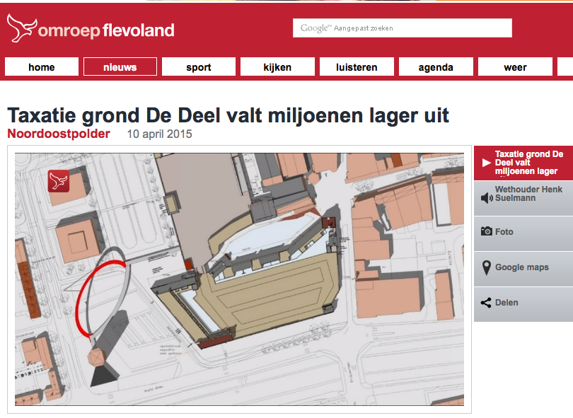 Gemeente Noordoostpolder neemt verlies op winkelplan De Deel