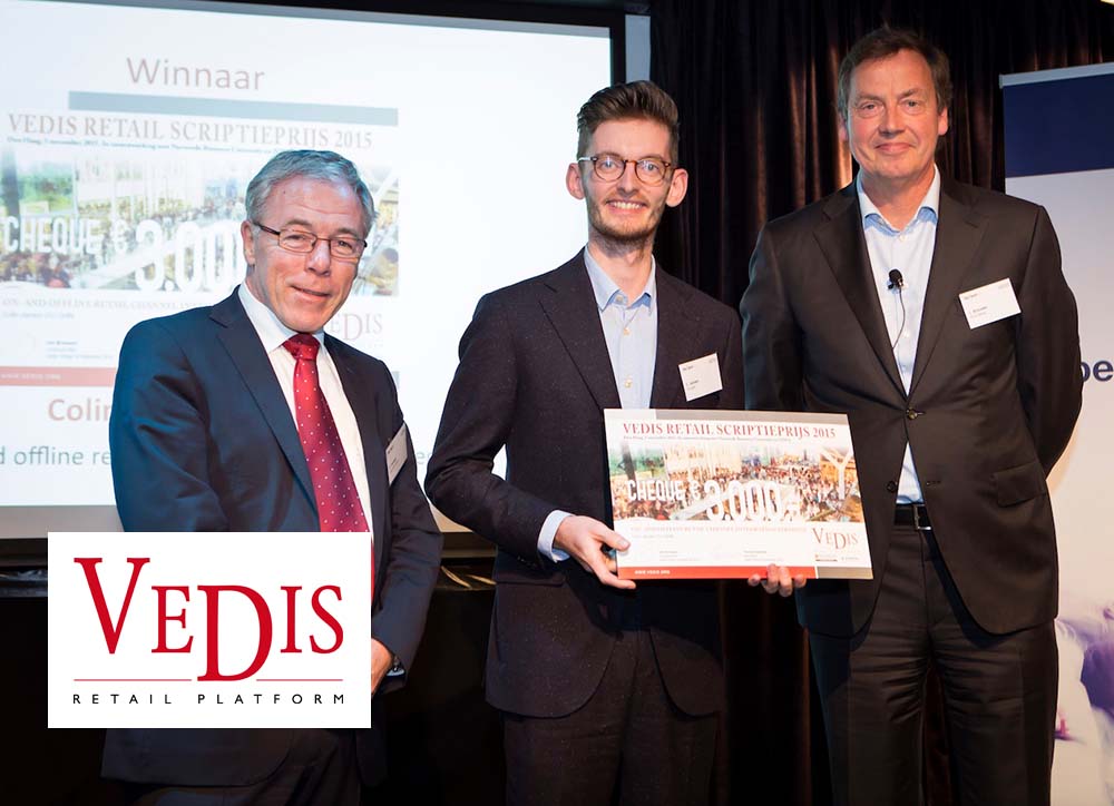 Colin Jansen winnaar VEDIS Retail Scriptieprijs 2015