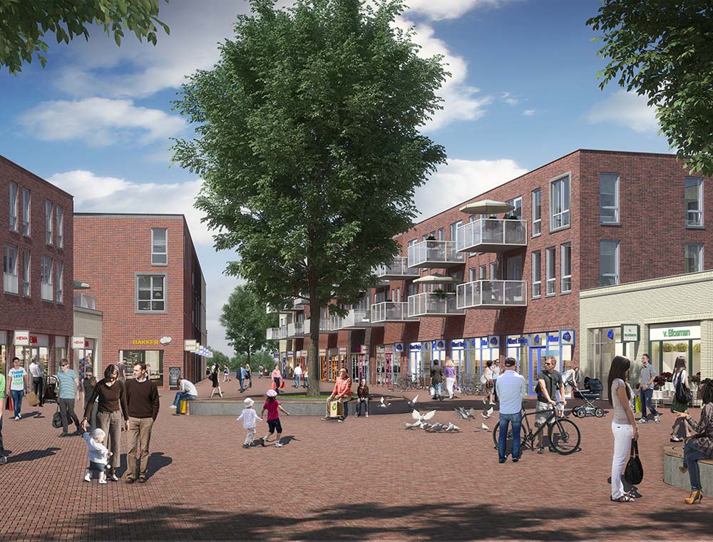 Start bouw winkelcentrum Schuytgraaf in Arnhem