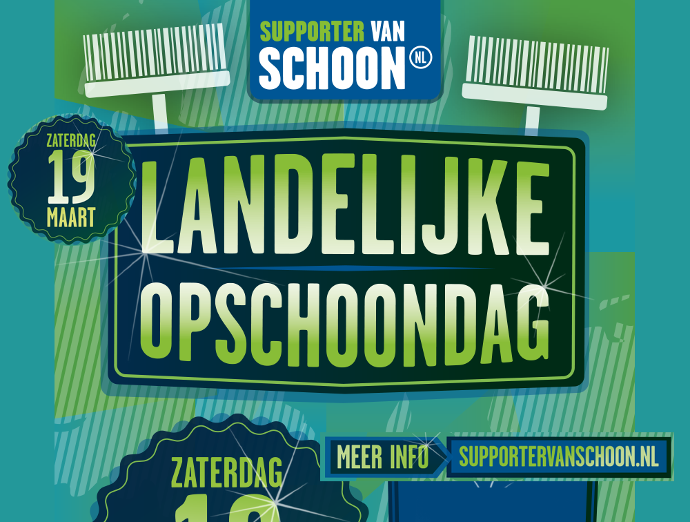 Recordaantal bedrijven neemt deel aan Landelijke Opschoondag 2016 op 19 maart