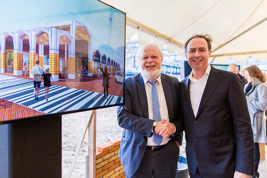 Gemeente en Wereldhave geven startsein voor nieuwbouw uitbreiding winkelcentrum Koningshoek