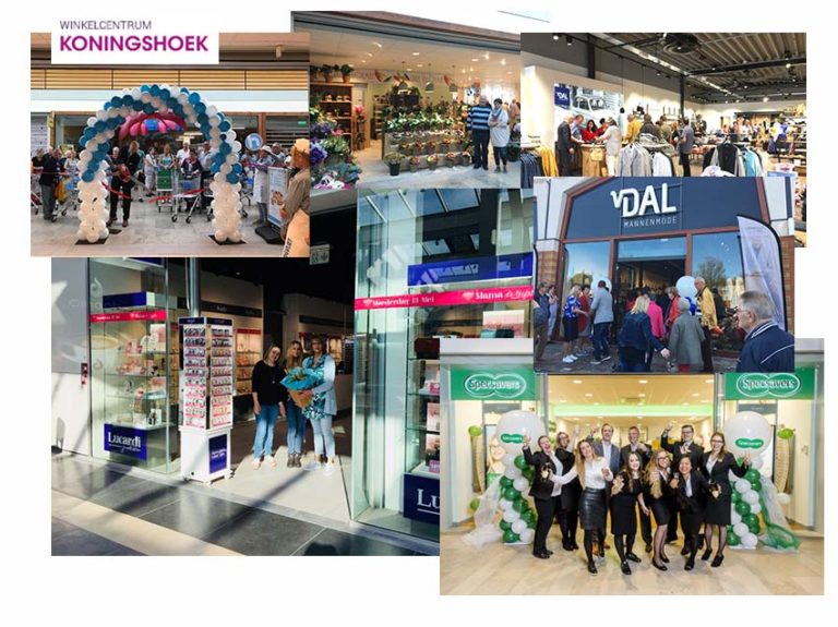 Nieuwe winkels in Winkelcentrum Koningshoek te Maassluis