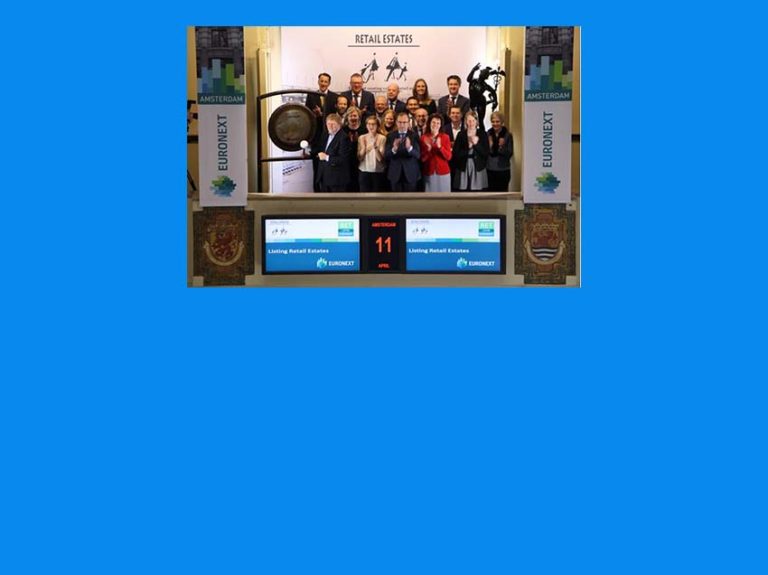 Retail Estates nu verhandelbaar op EuroNext Amsterdam