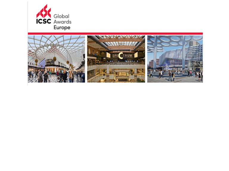 Inzenden op de ICSC Global Awards Europe kan tot 3 december