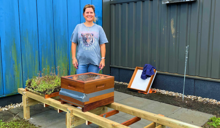 Alexandrium Shopping Mall in Rotterdam richt dak in voor bijenvolken