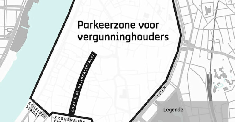 Parkeren in historische binnenstad van Antwerpen zeer sterk beperkt